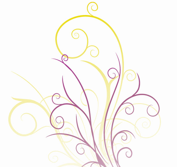 free vector Abstraction with Floral Swirls Vector Graphic